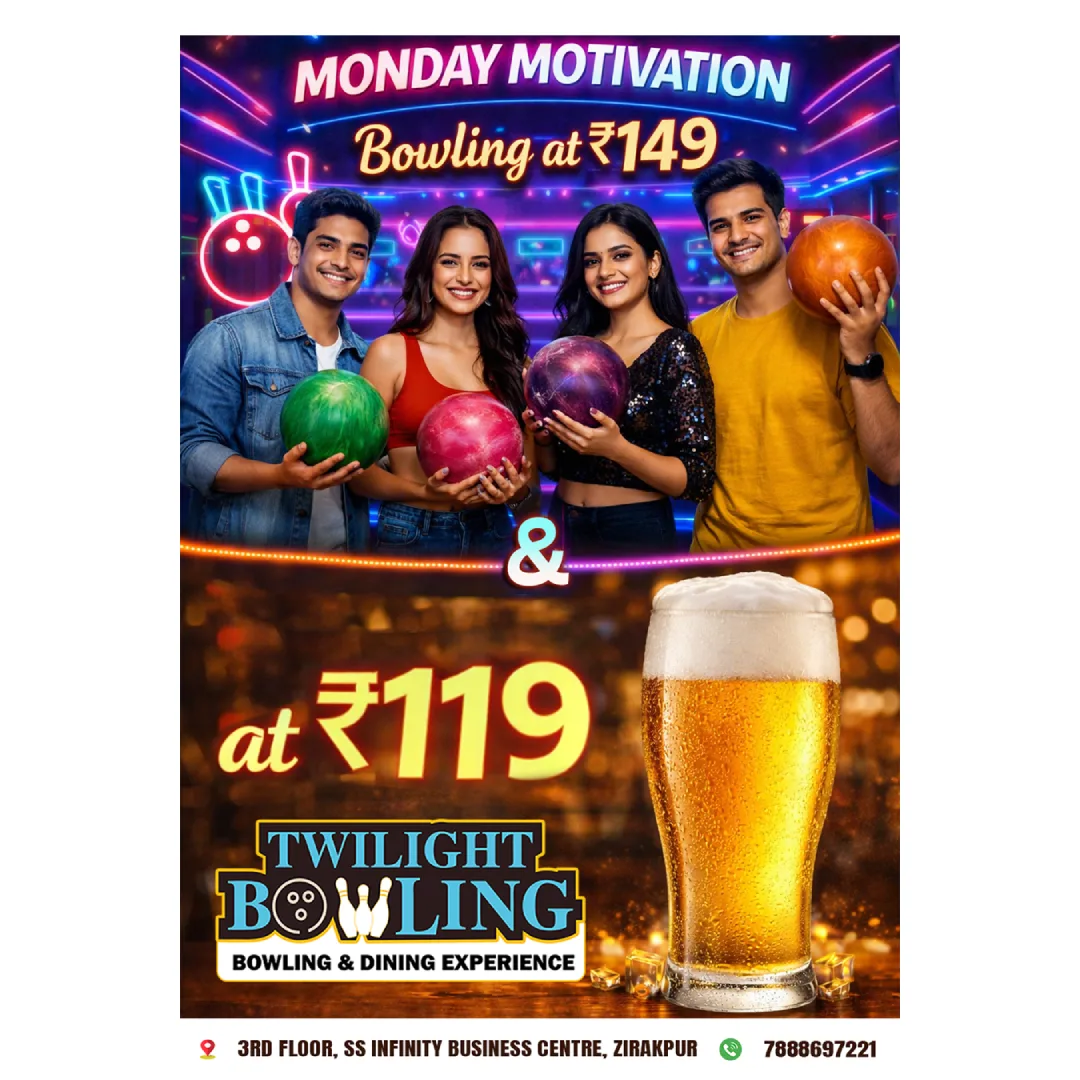 BOWLING AT  ₹ 149  &  BEER AT ₹ 119